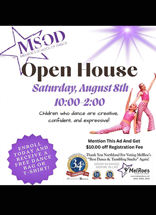 OPEN HOUSE for MelRoe's School of Dance in Liberty Missouri