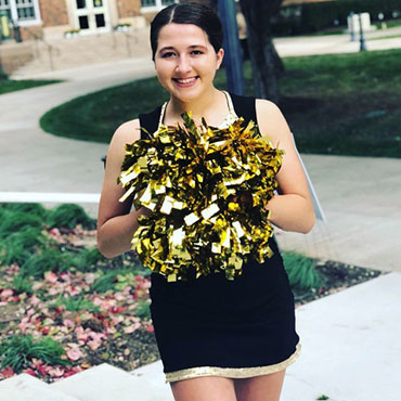 Olivia DiGerlamo St. Theresa Academy Varsity Dance Team Honoree for MelRoe's School of Dance Studio in Liberty Missouri