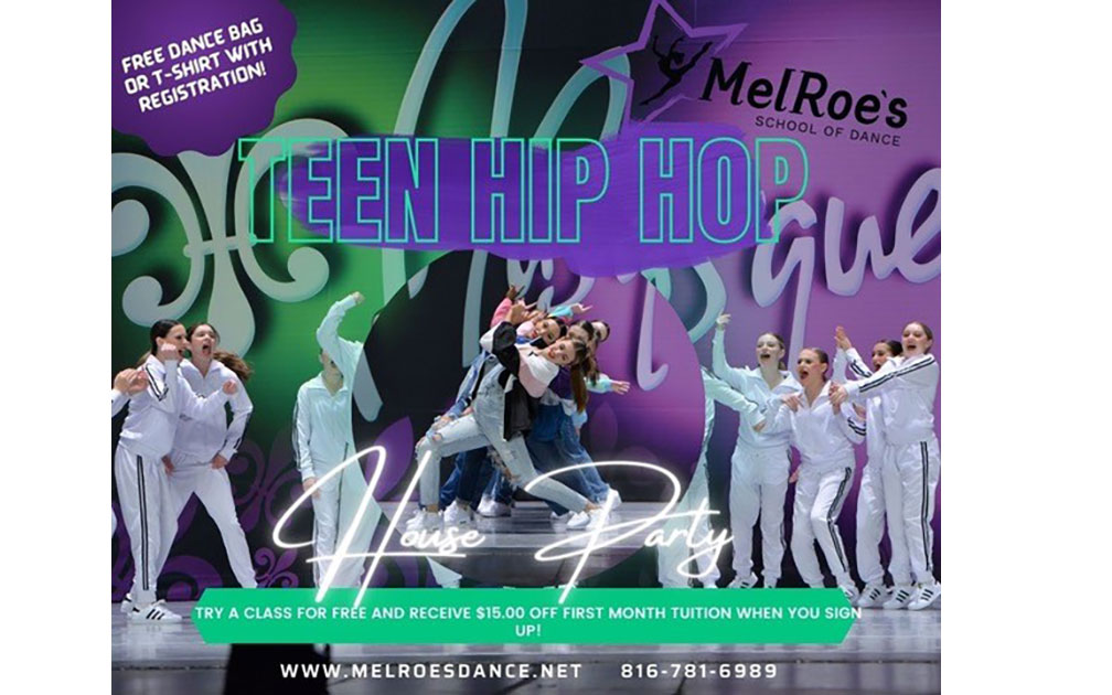MelRoe's School of Dance in Liberty Missouri will be offering Summer Dance Intensive on July 29-August 2.